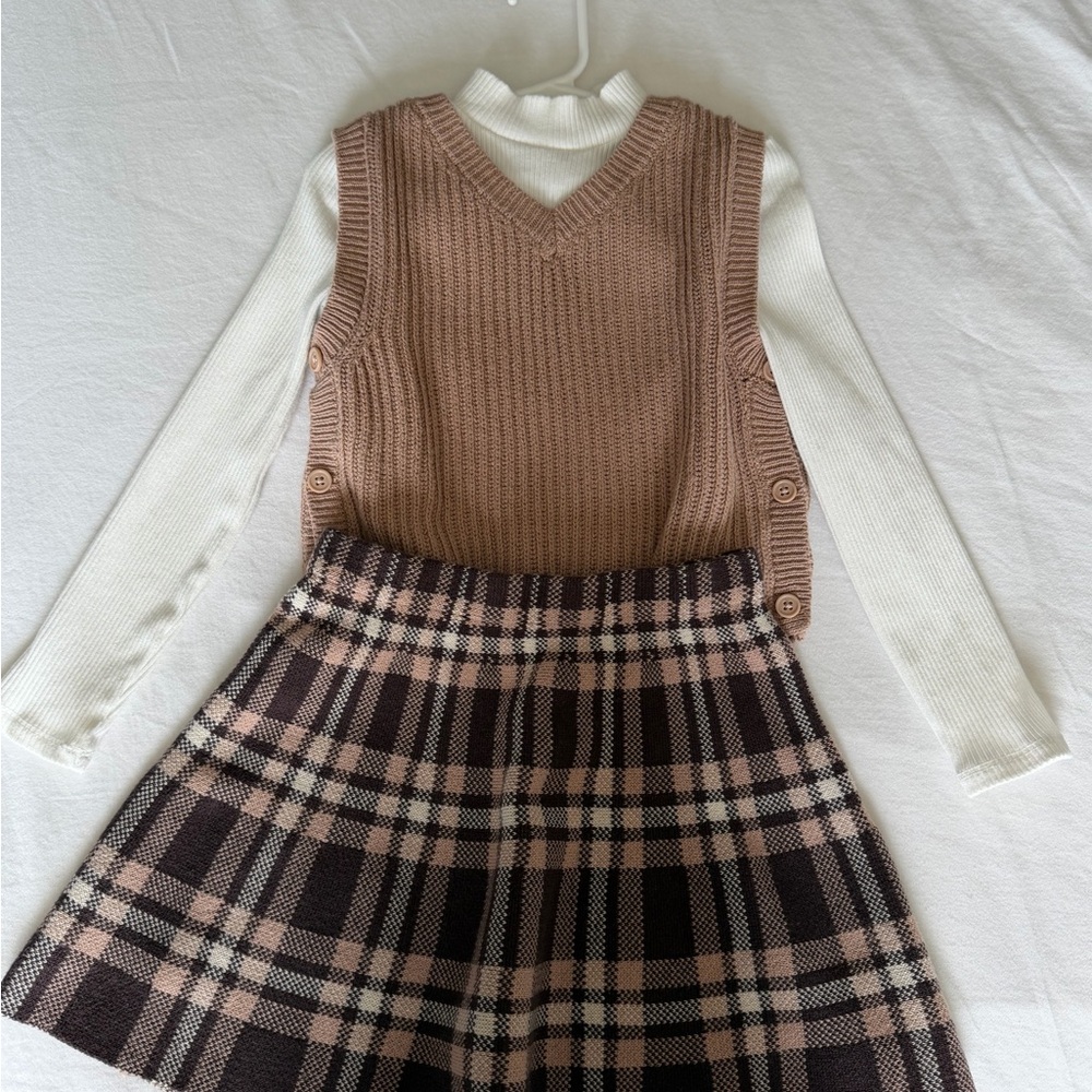 Tommy Bahama Brown and Cream Kids Matching Set